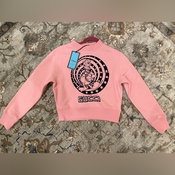 Gucci X Disney Donald Duck Collection Pink Sweater